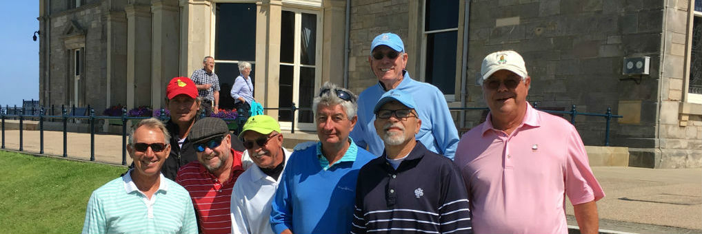 Golfer at The Old Course St Andrews with a Tour Operator